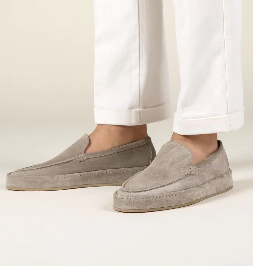 Suede loafers fashion heren