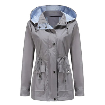 Waterdichte hooded jas
