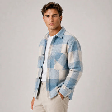 Overshirt met plaid patroon