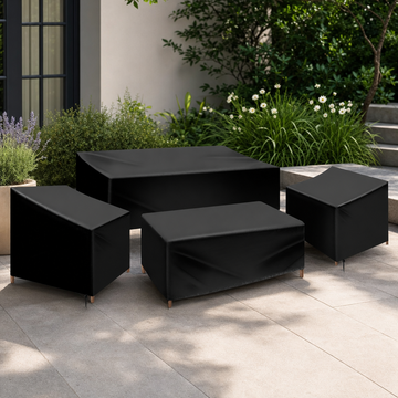 Tuinmeubelhoes Set 4 Delig Waterdicht - Beschermhoes Terrasmeubels