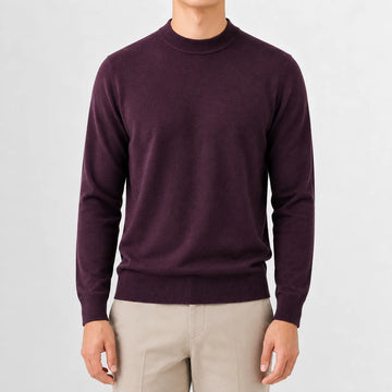 Trui met crew neckline en lange mouwen