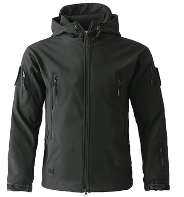 Parka met capuchon en ritszakken