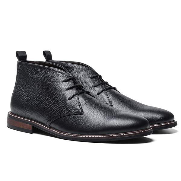 Albert | Vintage Lederen Enkelboots in de kleur Bruin voor heren in stijl ideaal voor de herfst.