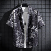 Alexandre | Zomerse Strepen topjes in de kleur Zwart voor heren in stijl ideaal voor de zomer.