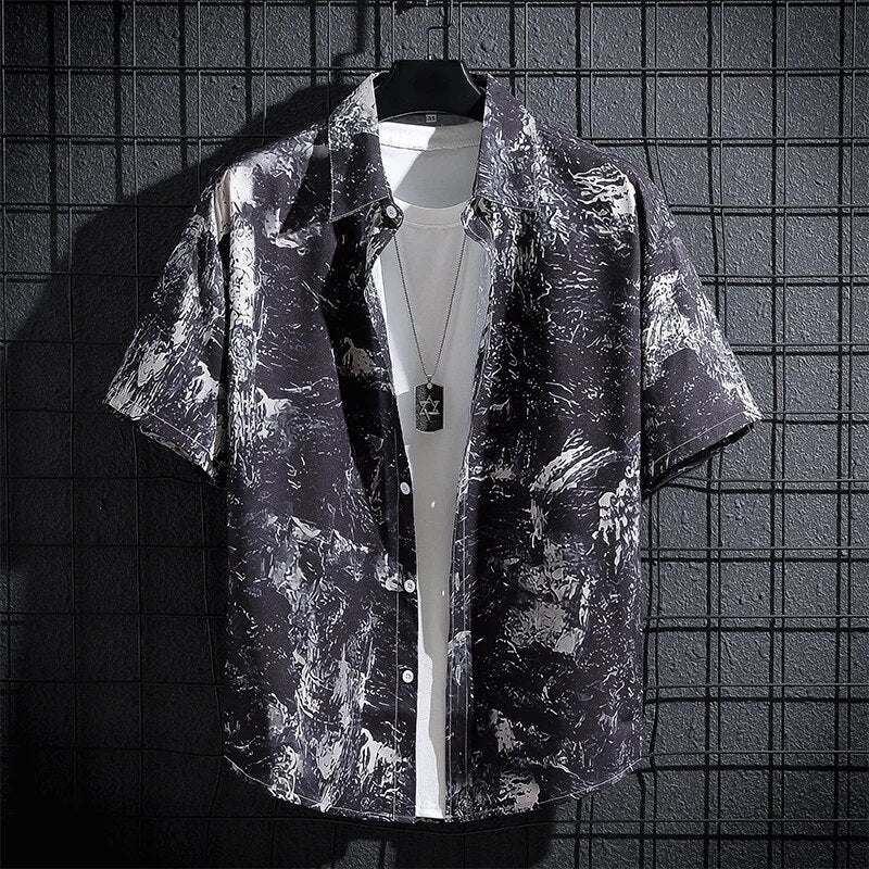 Alexandre | Zomerse Strepen topjes in de kleur Zwart voor heren in stijl ideaal voor de zomer.