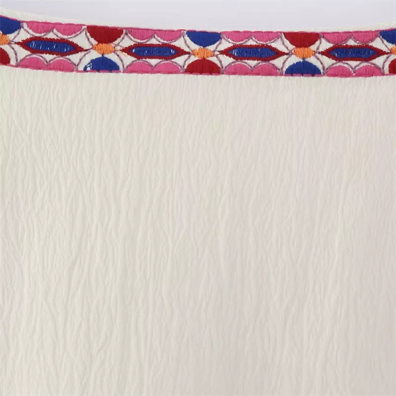 Alexsandra | Bloemen Gilet in de kleur Lichtblauw voor dames in stijl ideaal voor de zomer.