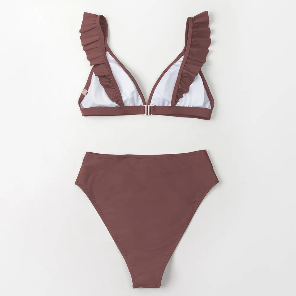 Amber bikini | Trendy & comfortabel in de kleur Bruin voor dames in Beach stijl ideaal voor de zomer.