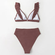 Amber bikini | Trendy & comfortabel in de kleur Bruin voor dames in Beach stijl ideaal voor de zomer.