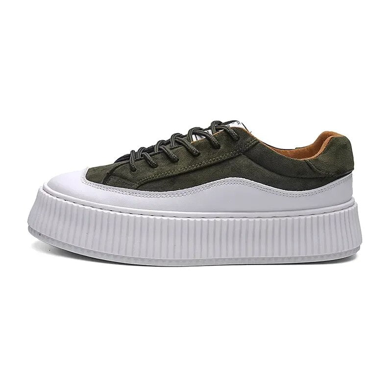 Andrew | Stijlvolle heren hardloopsneakers in de kleur Groen voor heren in stijl ideaal voor de herfst.