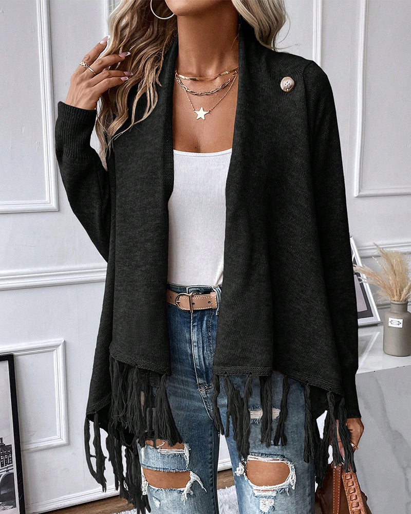 Anita | Effen winter vest in de kleur Zwart voor dames in stijl ideaal voor de herfst.