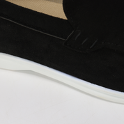 Antoon | Stijlvolle Ibiza outfit van linnen met loafers in de kleur Beige/Marineblauw voor heren in Beach stijl ideaal voor de zomer.