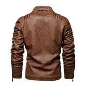 Arjen | Leren jasje in bruin in de kleur Zwart voor heren in stijl ideaal voor de herfst.