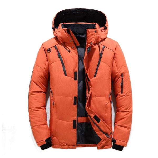Avalanche Winter Parka in de kleur Oranje voor heren in Outdoor stijl ideaal voor de winter