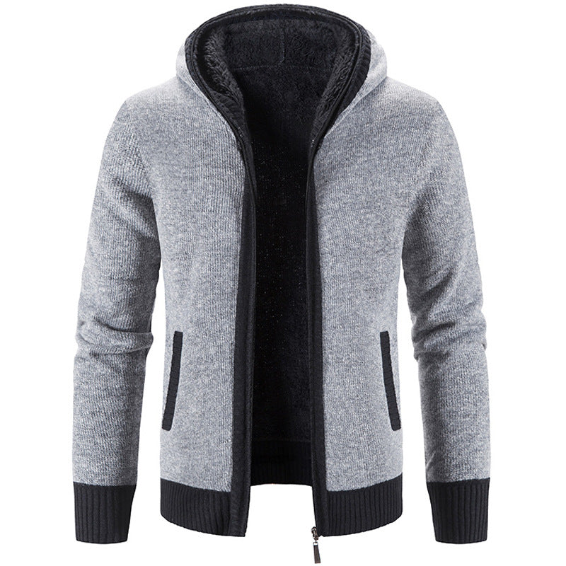 Bas | Luxe Gebreid Vest in de kleur Lichtgrijs voor heren in Smart-casual stijl ideaal voor de herfst.