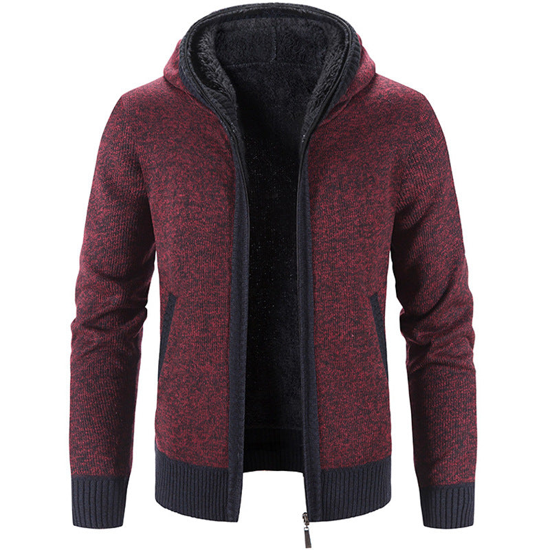 Bas | Luxe Gebreid Vest in de kleur Rood voor heren in Smart-casual stijl ideaal voor de herfst.