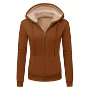 Bente | Elegant Dames Sweatshirt met Koordjes in de kleur Bruin voor dames in Casual stijl geschikt voor alle seizoenen.