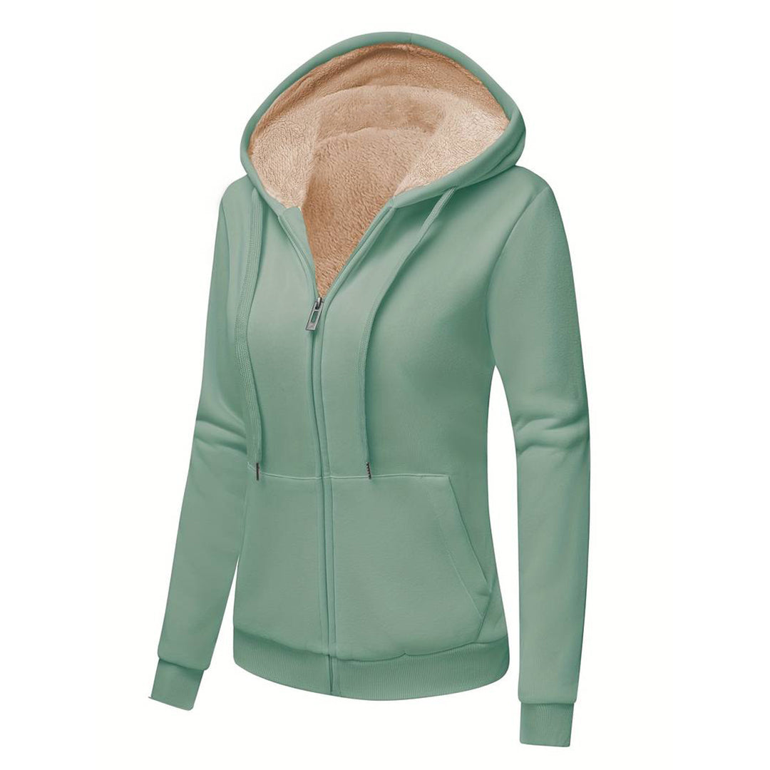 Bente | Elegant Dames Sweatshirt met Koordjes in de kleur Rood voor dames in Casual stijl geschikt voor alle seizoenen.