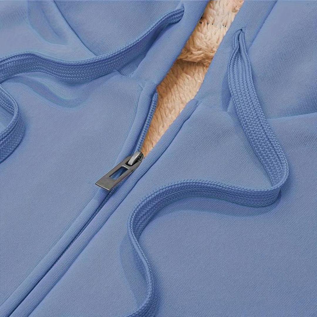 Bente | Elegant Dames Sweatshirt met Koordjes in de kleur Rood voor dames in Casual stijl geschikt voor alle seizoenen.