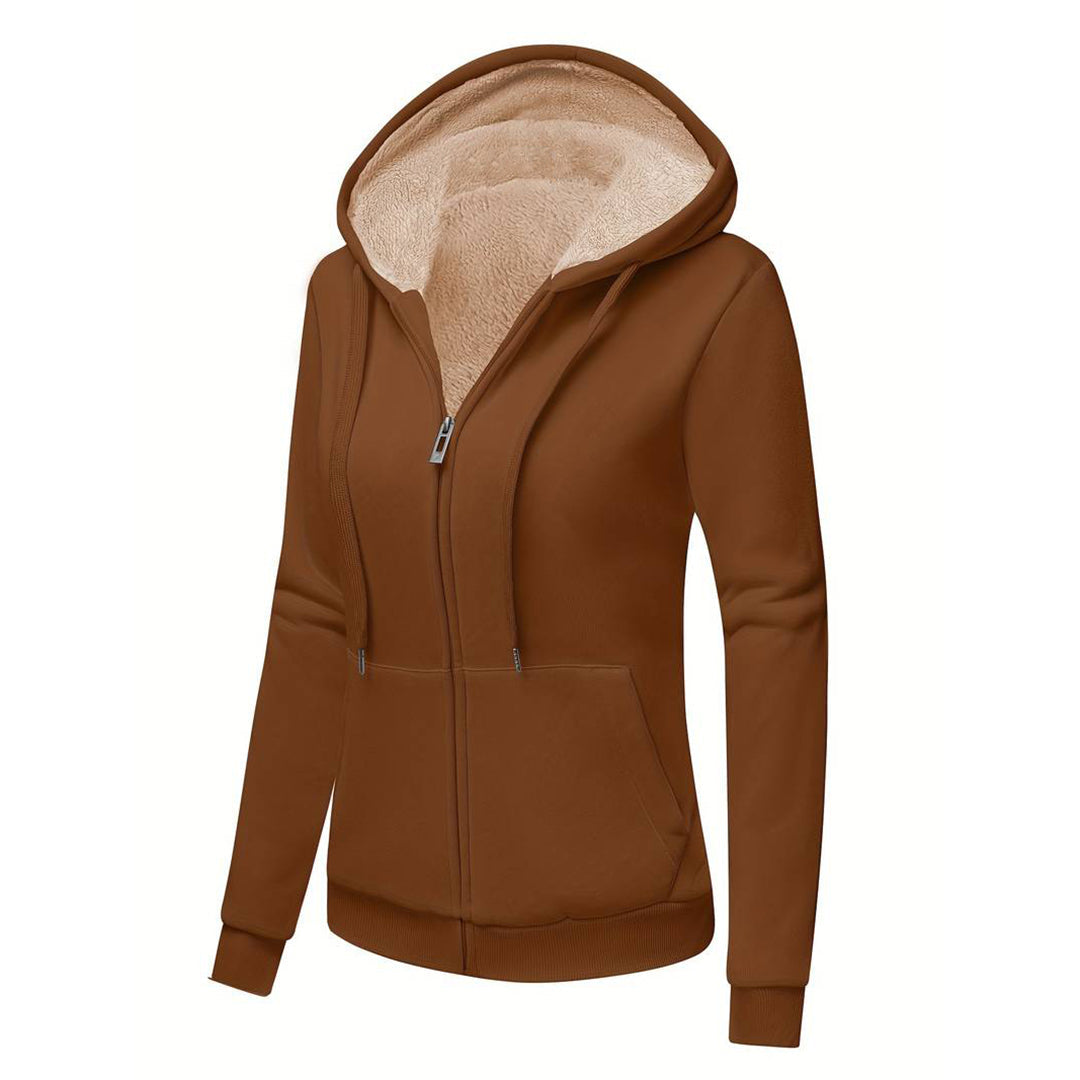 Bente | Elegant Dames Sweatshirt met Koordjes in de kleur Rood voor dames in Casual stijl geschikt voor alle seizoenen.