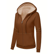 Bente | Elegant Dames Sweatshirt met Koordjes in de kleur Rood voor dames in Casual stijl geschikt voor alle seizoenen.