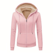 Bente | Elegant Dames Sweatshirt met Koordjes in de kleur Roze voor dames in Casual stijl geschikt voor alle seizoenen.