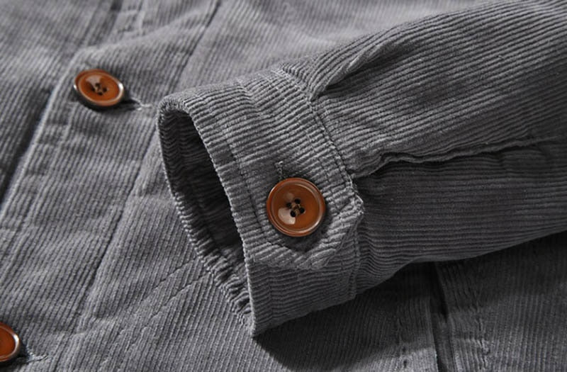 Emery | Trendy fur-lined corduroy jacket afbeelding 7