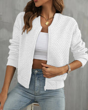 Stijlvol Gewatteerd Jack met Ribboord