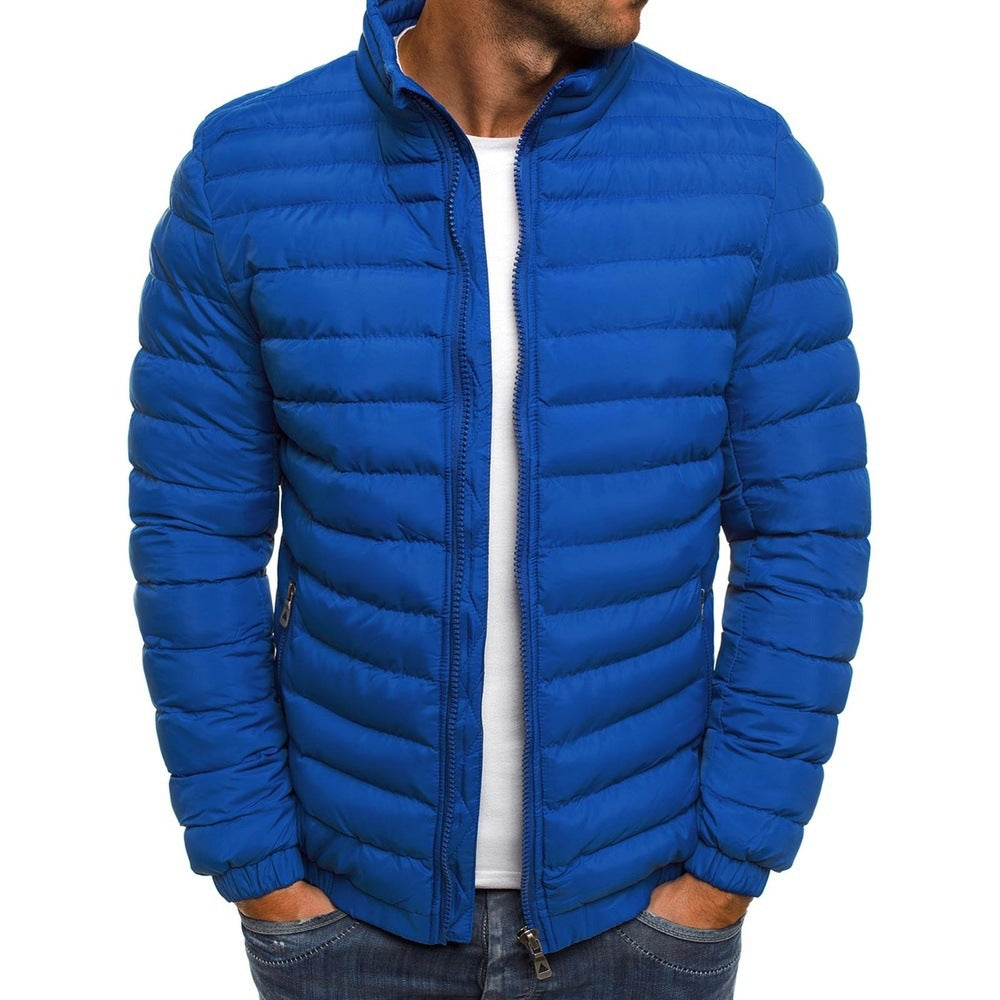 Bryan | Stijlvolle luxueze donsjas in de kleur Donkerblauw voor heren in stijl ideaal voor de herfst.