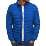 Bryan | Stijlvolle luxueze donsjas in de kleur Donkerblauw voor heren in stijl ideaal voor de herfst.