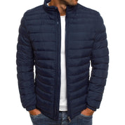 Bryan | Stijlvolle luxueze donsjas in de kleur Zwart voor heren in stijl ideaal voor de herfst.