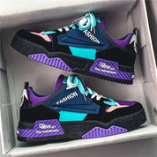 Cas | Trendy heren sneakers in diverse patronen in de kleur Geel voor heren in stijl ideaal voor de winter