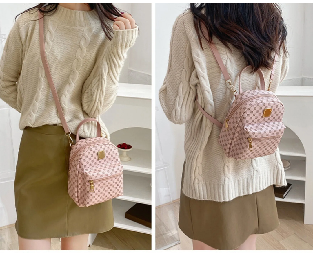 Charme Kleine Rugzak | Trendy & Veelzijdig in de kleur voor dames in stijl geschikt voor alle seizoenen.