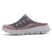 Comfortabele mesh instap schoenen in de kleur Zwart/Wit voor dames in Beach stijl geschikt voor alle seizoenen.