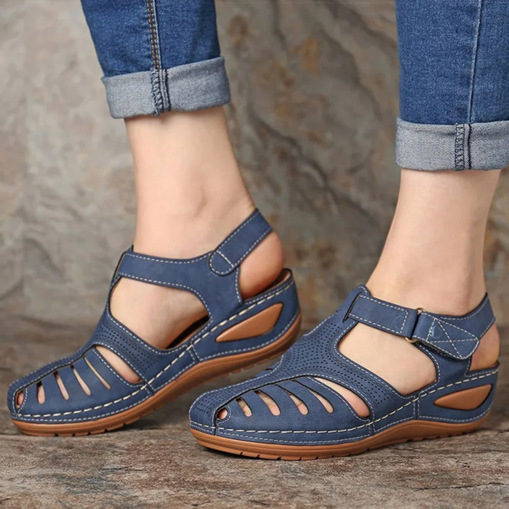 Comfortabele orthopedische sandalen in Romeinse stijl in de kleur 35 voor dames in stijl ideaal voor de zomer.