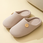 Comfortabele traagschuim slippers in de kleur Khaki voor dames in Beach stijl geschikt voor alle seizoenen.