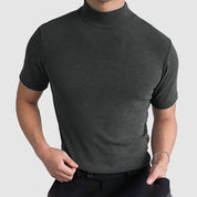 Daan | Luxueus Stretch Katoenen T-shirt voor Heren