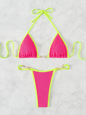 Dante | Braziliaanse & stijlvolle bikini in de kleur Fuchsia voor dames in Beach stijl ideaal voor de zomer.