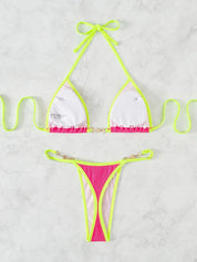 Dante | Braziliaanse & stijlvolle bikini in de kleur Fuchsia voor dames in Beach stijl ideaal voor de zomer.