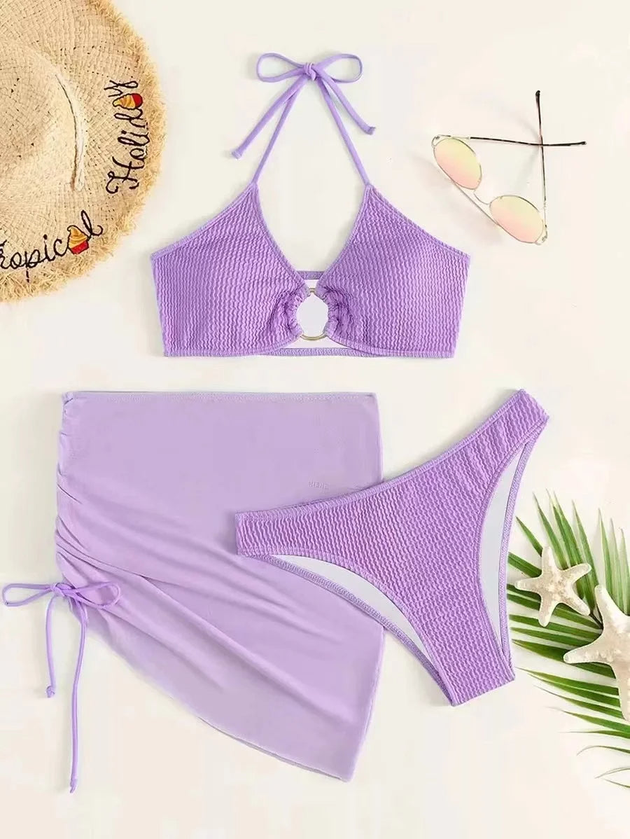 Dante | Comfortabele & trendy bikini set in de kleur Groen voor dames in Beach stijl ideaal voor de zomer.