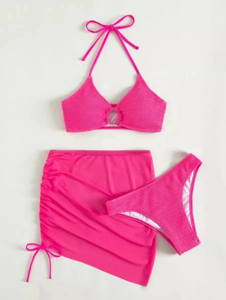 Dante | Comfortabele & trendy bikini set in de kleur Groen voor dames in Beach stijl ideaal voor de zomer.