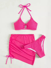 Dante | Comfortabele & trendy bikini set in de kleur Groen voor dames in Beach stijl ideaal voor de zomer.