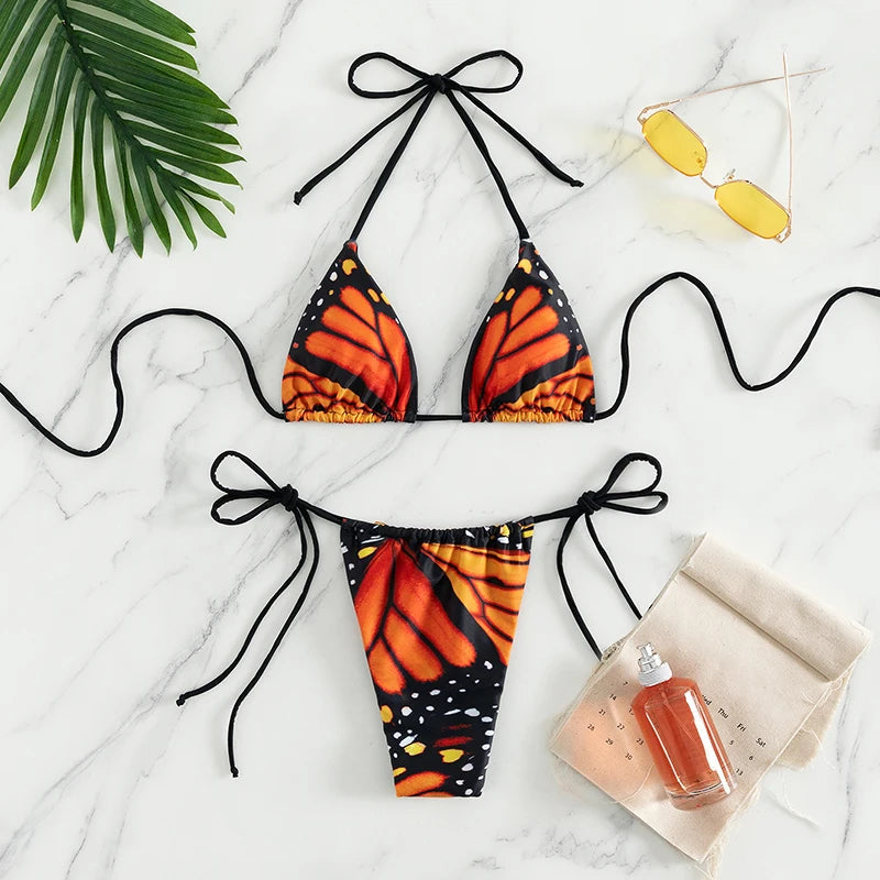 Dante | Sexy & trendy bikini in de kleur Rood voor dames in Beach stijl ideaal voor de zomer.