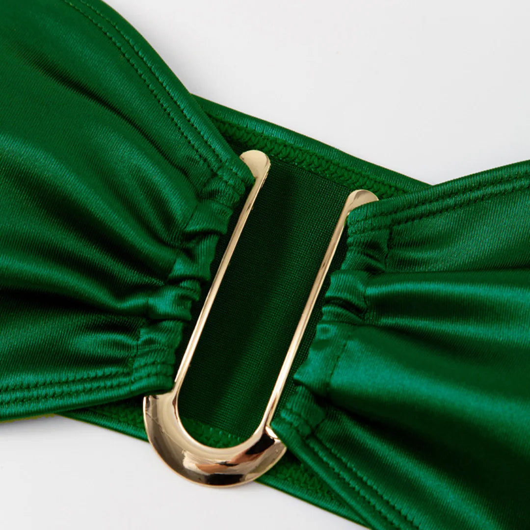 Dante | Sexy & trendy strapless bikini in de kleur Neon voor dames in Beach stijl ideaal voor de zomer.