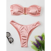 Dante | Sexy & trendy strapless bikini in de kleur Neon voor dames in Beach stijl ideaal voor de zomer.