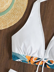 Dante | Sportieve & trendy strandbikini in de kleur Wit voor dames in Beach stijl ideaal voor de zomer.