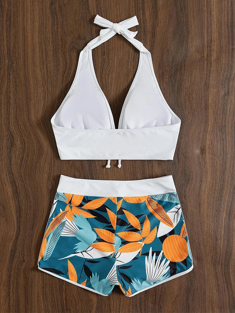 Dante | Sportieve & trendy strandbikini in de kleur Wit voor dames in Beach stijl ideaal voor de zomer.