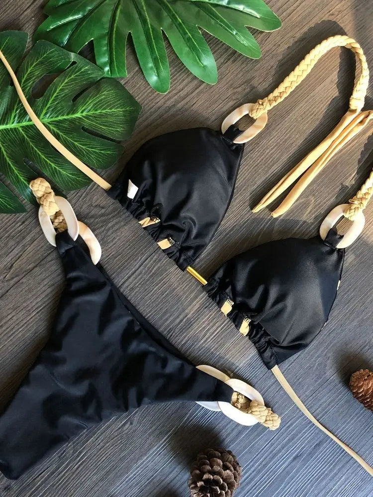 Dante | Stijlvolle & sexy bikini in de kleur Hemelsblauw voor dames in Beach stijl ideaal voor de zomer.