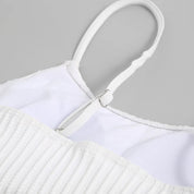 Dante | Stijlvolle & sexy fleur bikini in de kleur Wit voor dames in Beach stijl ideaal voor de zomer.