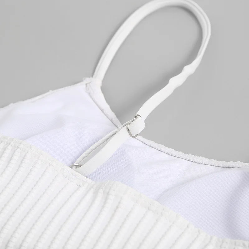 Dante | Stijlvolle & sexy fleur bikini in de kleur Wit voor dames in Beach stijl ideaal voor de zomer.