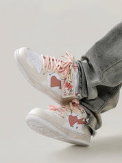 Darius | Skate schoenen in de kleur Crème voor heren in Streetwear stijl ideaal voor de winter